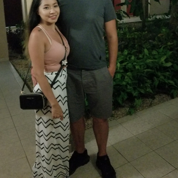 High Waisted Patterned Wide Leg Pants S - Picture 6 of 6